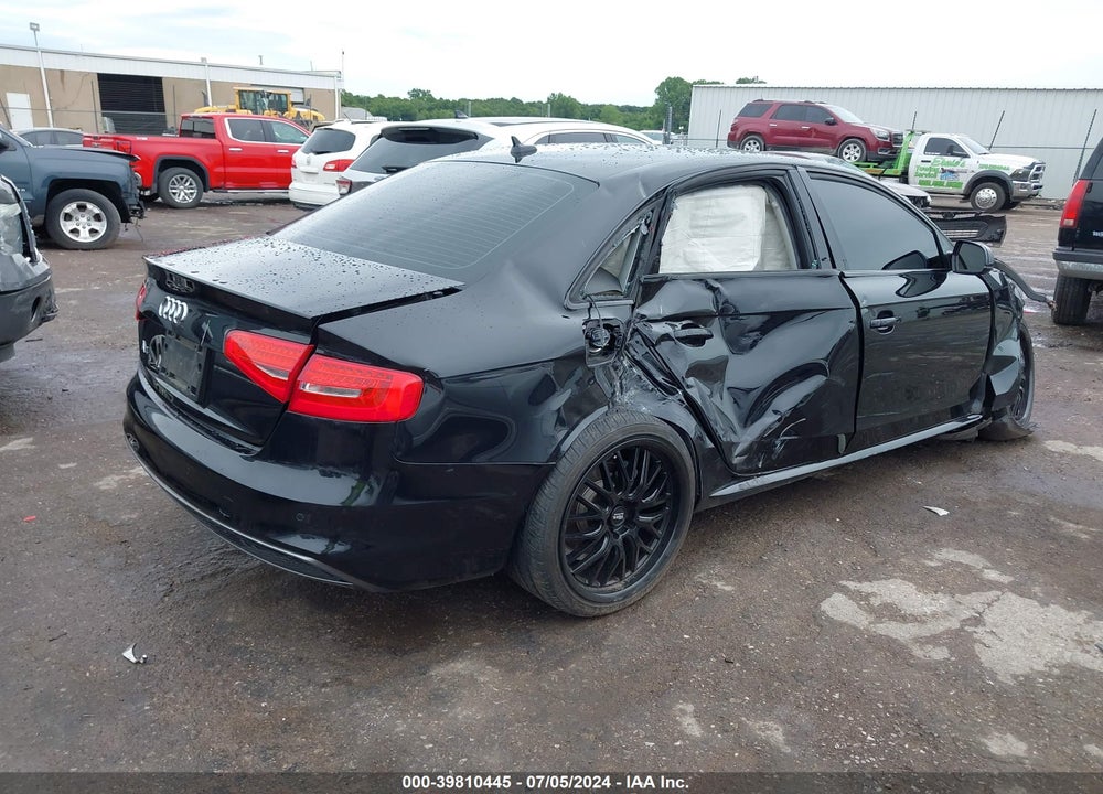 2014 AUDI A4 2.0T PREMIUM VIN: WAUEFAFL2EA081447