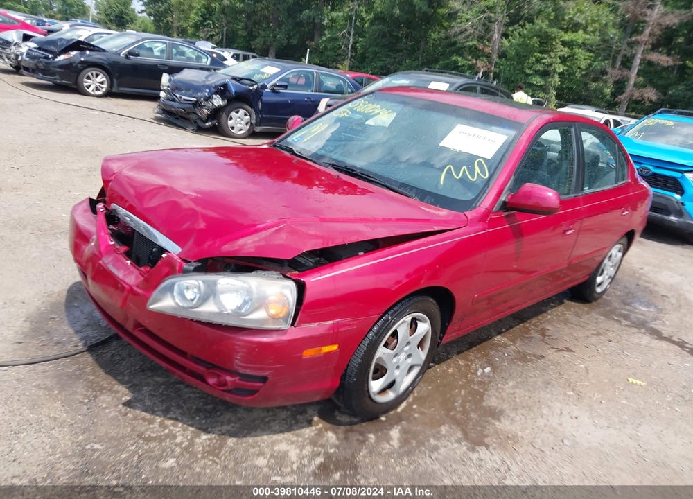 2006 HYUNDAI ELANTRA GLS/LIMITED VIN: KMHDN46D66U252319