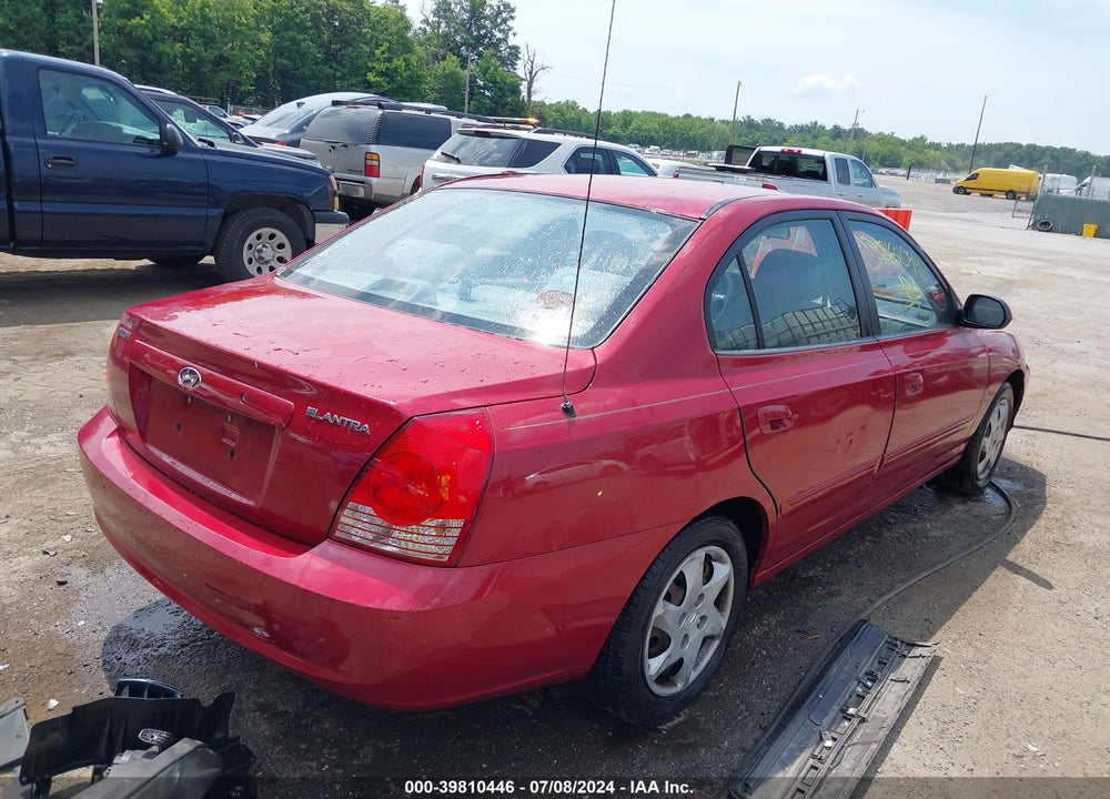 2006 HYUNDAI ELANTRA GLS/LIMITED VIN: KMHDN46D66U252319