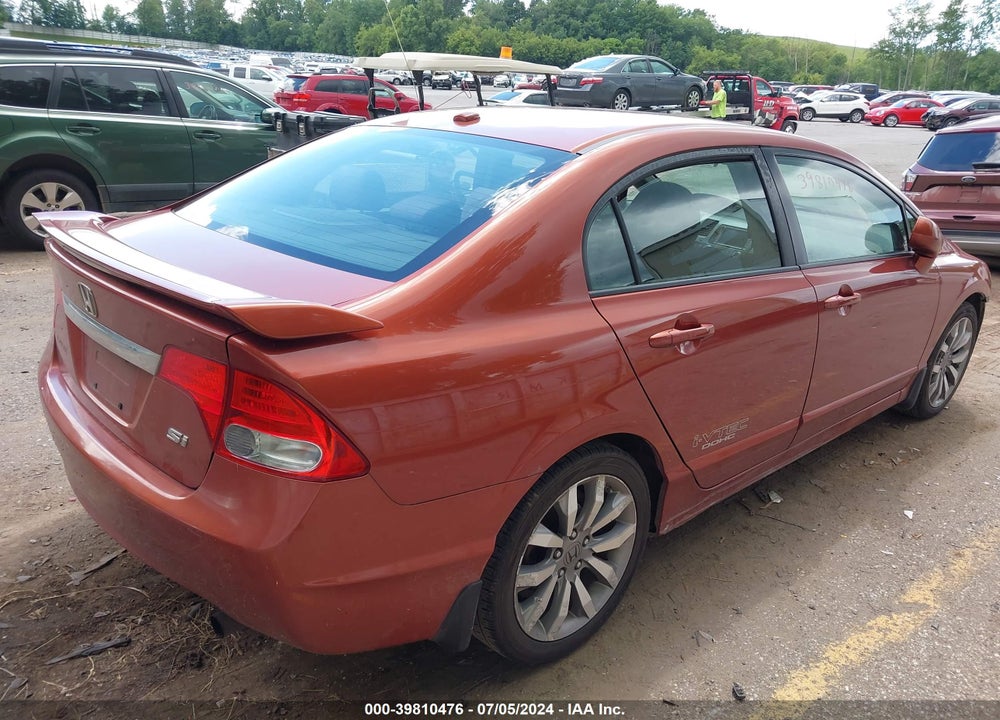2009 HONDA CIVIC SI VIN: 2HGFA55559H701135