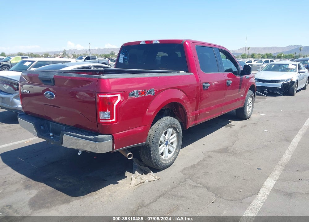 2017 FORD F-150 XLT VIN: 1FTEW1EG8HKD74503