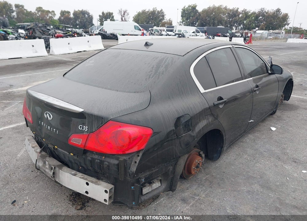 2008 INFINITI G35 JOURNEY VIN: JNKBV61E48M226262