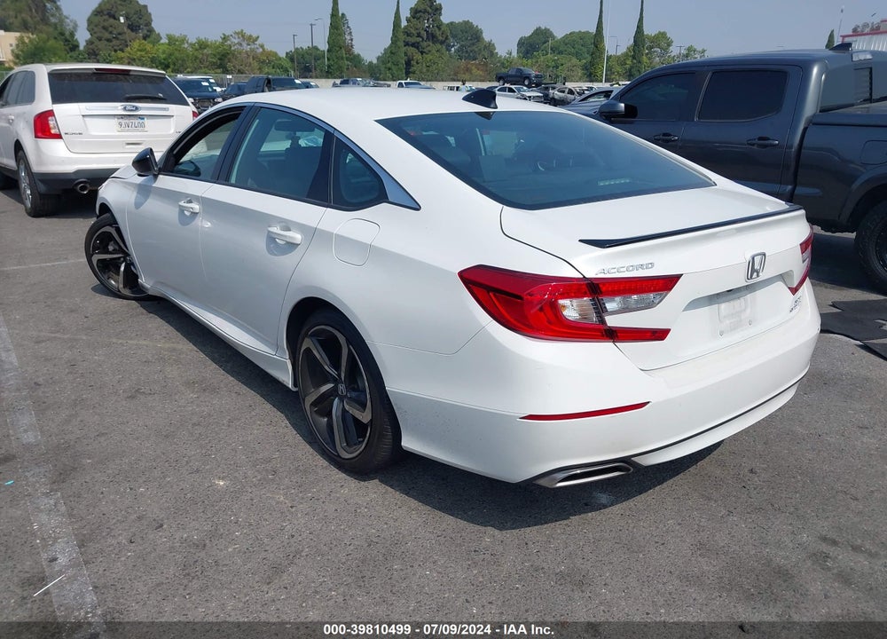 2022 HONDA ACCORD SPORT 2.0T VIN: 1HGCV2F3XNA015314