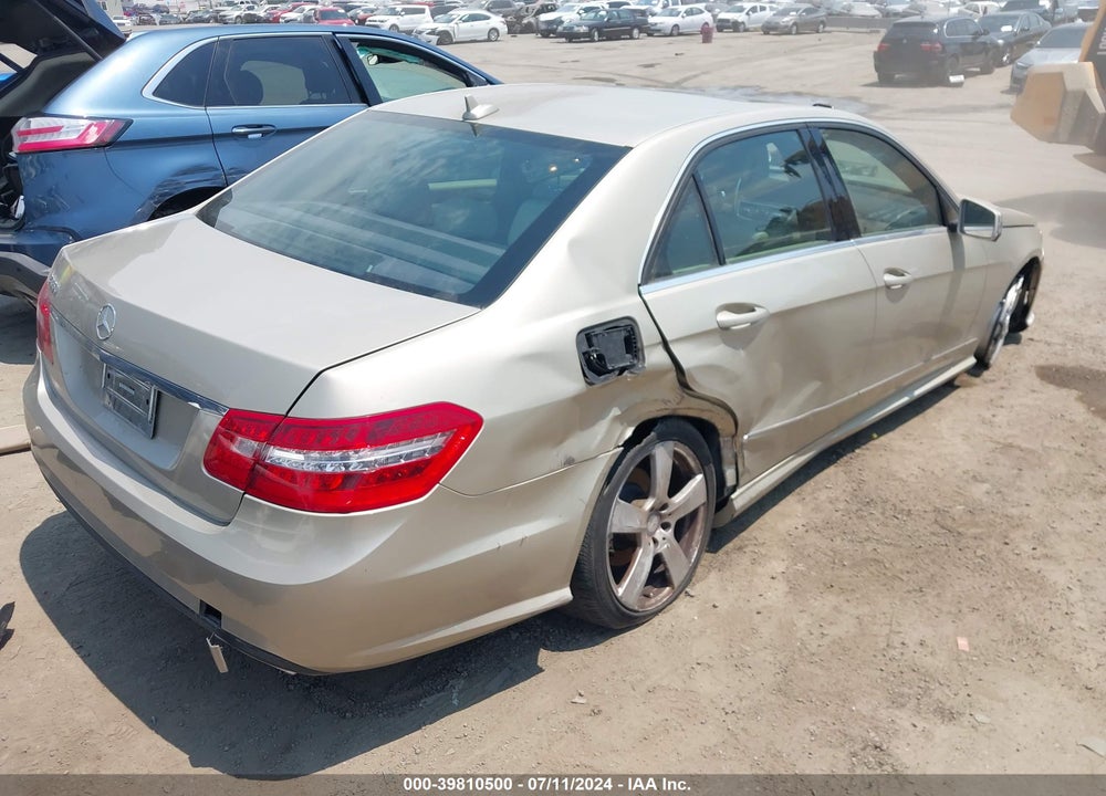 2011 MERCEDES-BENZ E 350 E 350 SPORT VIN: WDDHF5GB7BA498206