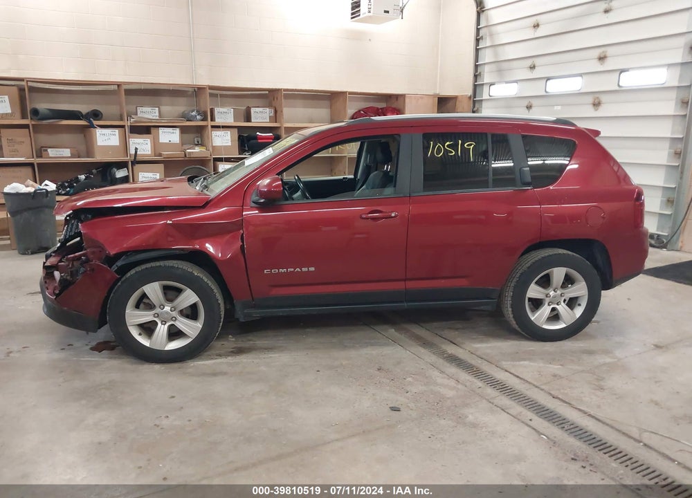 2017 JEEP COMPASS LATITUDE 4X4 VIN: 1C4NJDEB6HD204844