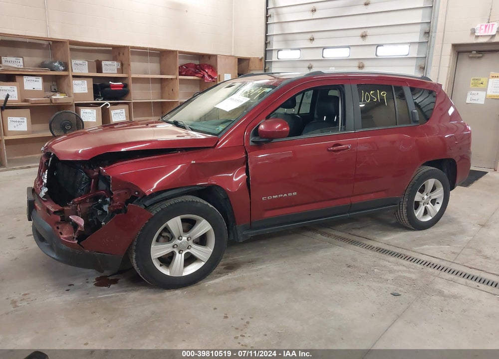 2017 JEEP COMPASS LATITUDE 4X4 VIN: 1C4NJDEB6HD204844
