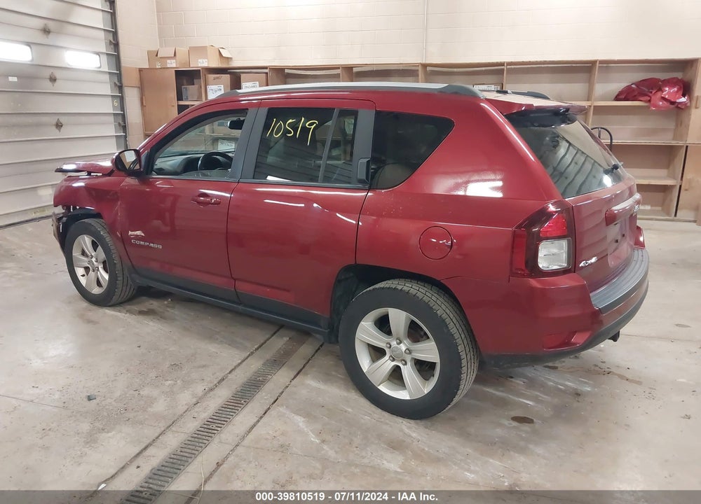 2017 JEEP COMPASS LATITUDE 4X4 VIN: 1C4NJDEB6HD204844