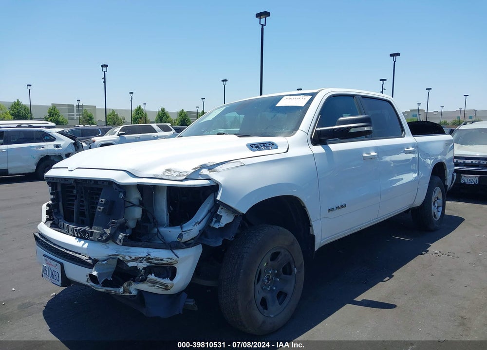2020 RAM 1500 BIG HORN 4X4 5'7 BOX VIN: 1C6SRFFTXLN217265
