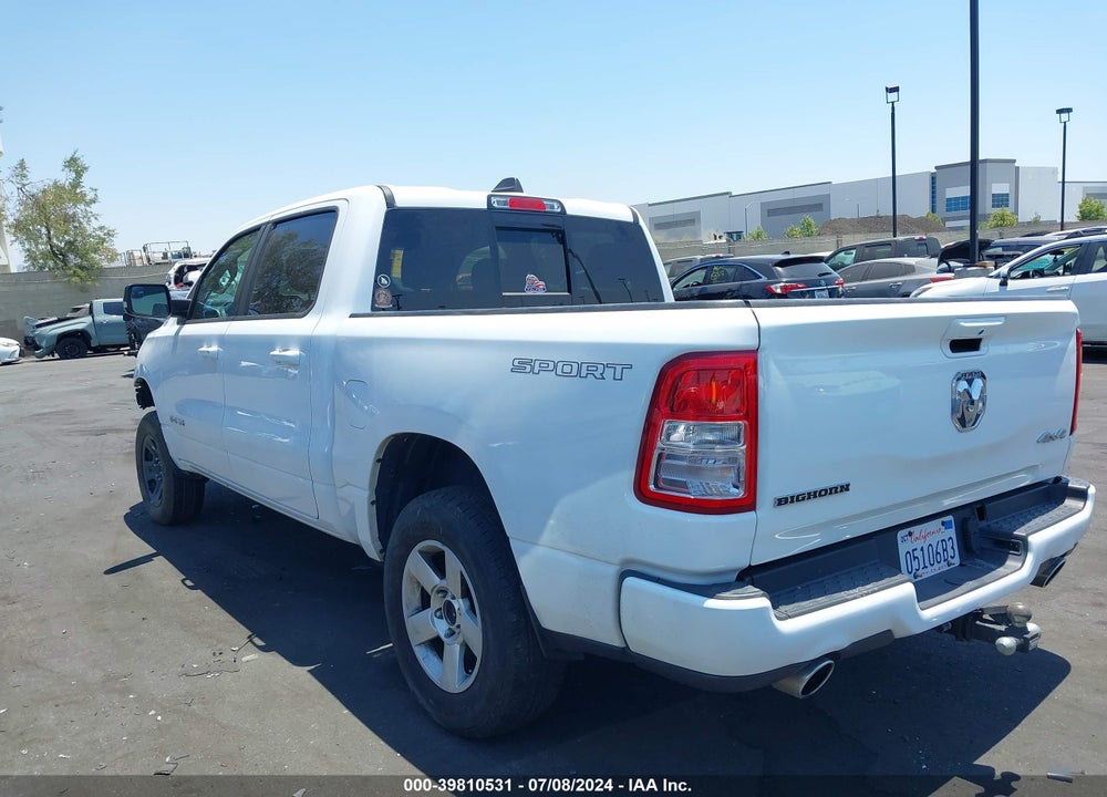 2020 RAM 1500 BIG HORN 4X4 5'7 BOX VIN: 1C6SRFFTXLN217265