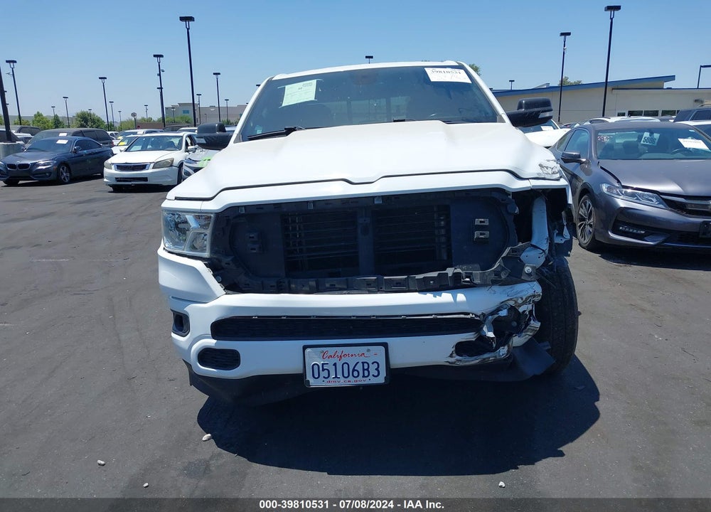 2020 RAM 1500 BIG HORN 4X4 5'7 BOX VIN: 1C6SRFFTXLN217265