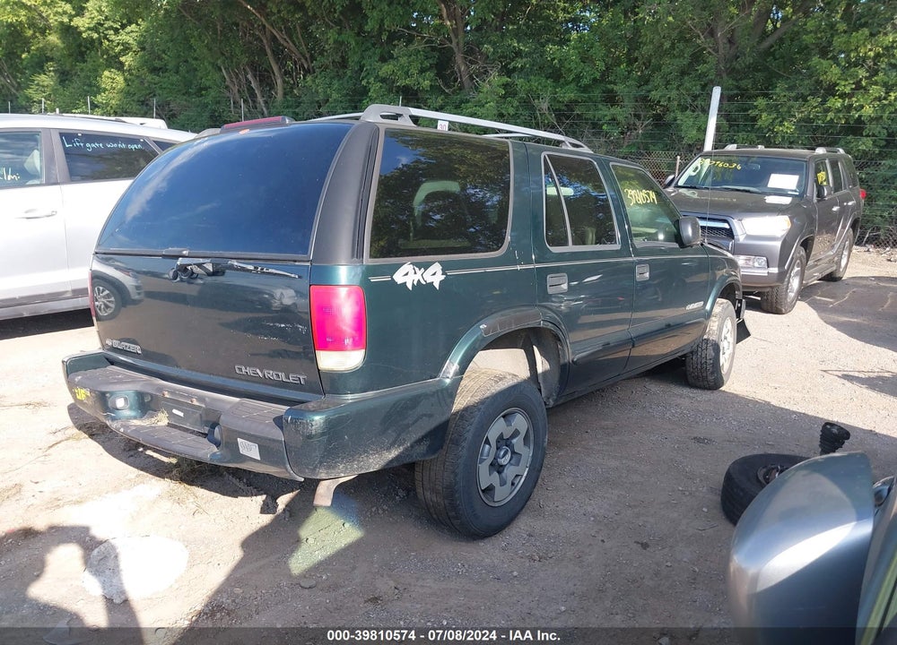 2003 CHEVROLET BLAZER LS VIN: 1GNDT13X33K105171