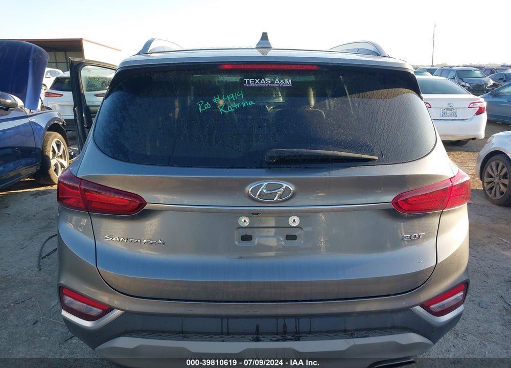 2019 HYUNDAI SANTA FE LIMITED 2.0T VIN: 5NMS53AAXKH098833