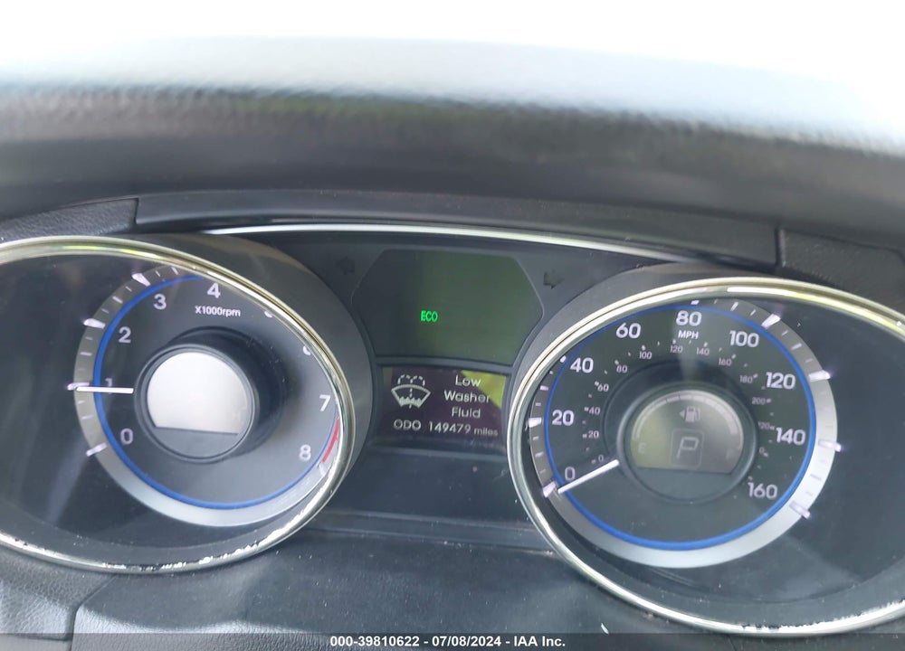 2013 HYUNDAI SONATA GLS VIN: 5NPEB4ACXDH538908