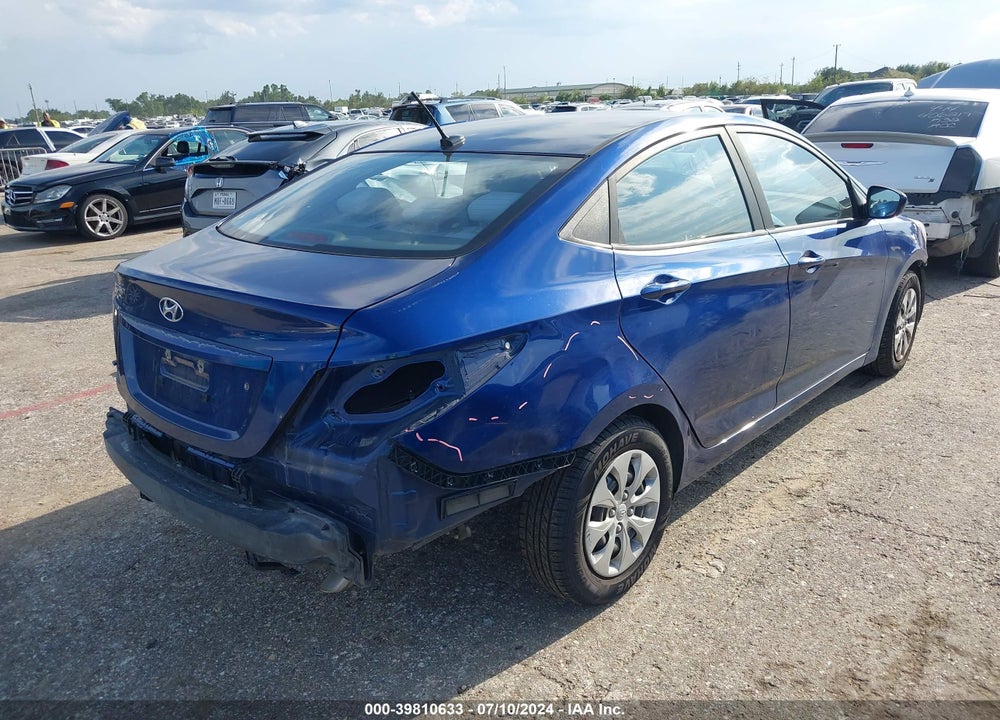2016 HYUNDAI ACCENT SE VIN: KMHCT4AE4GU119917