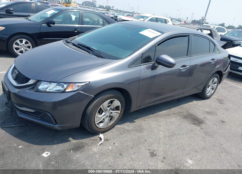2015 HONDA CIVIC LX VIN: 2HGFB2F50FH554454