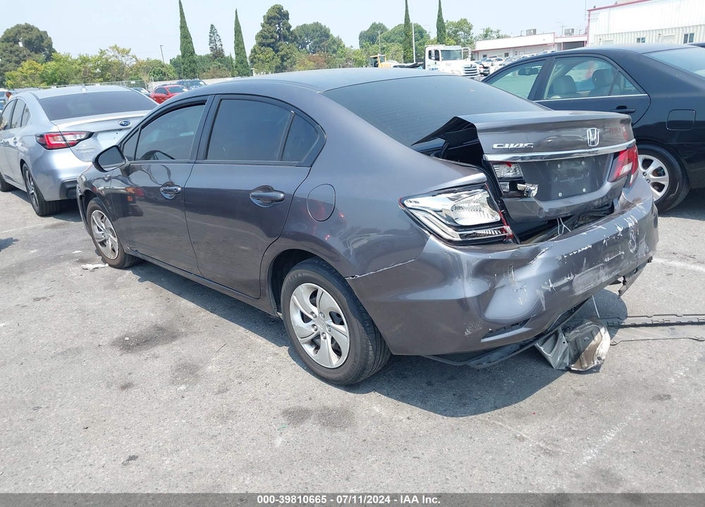 2015 HONDA CIVIC LX VIN: 2HGFB2F50FH554454