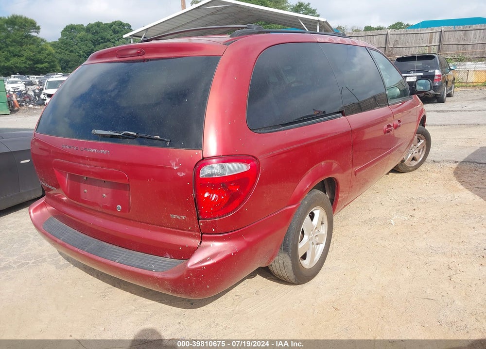 2007 DODGE GRAND CARAVAN SXT VIN: 2D4GP44L67R170677