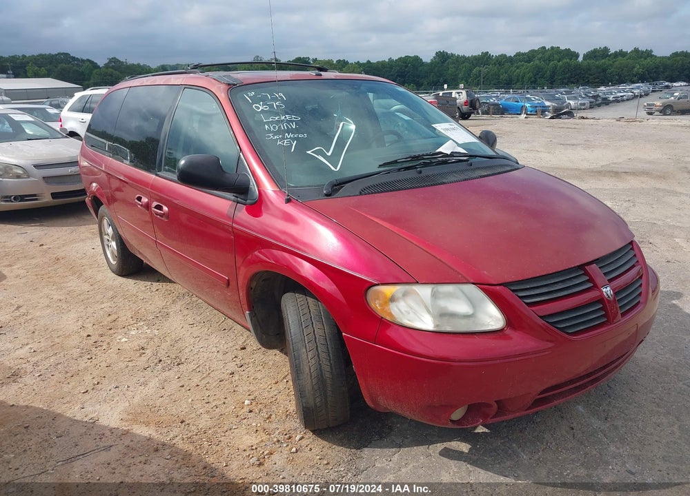 2007 DODGE GRAND CARAVAN SXT VIN: 2D4GP44L67R170677