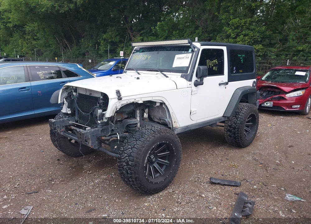 2012 JEEP WRANGLER SPORT VIN: 1C4AJWAGXCL263602