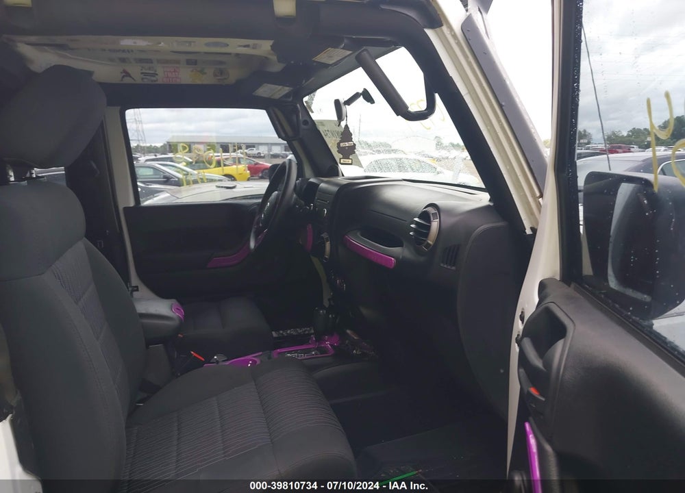 2012 JEEP WRANGLER SPORT VIN: 1C4AJWAGXCL263602