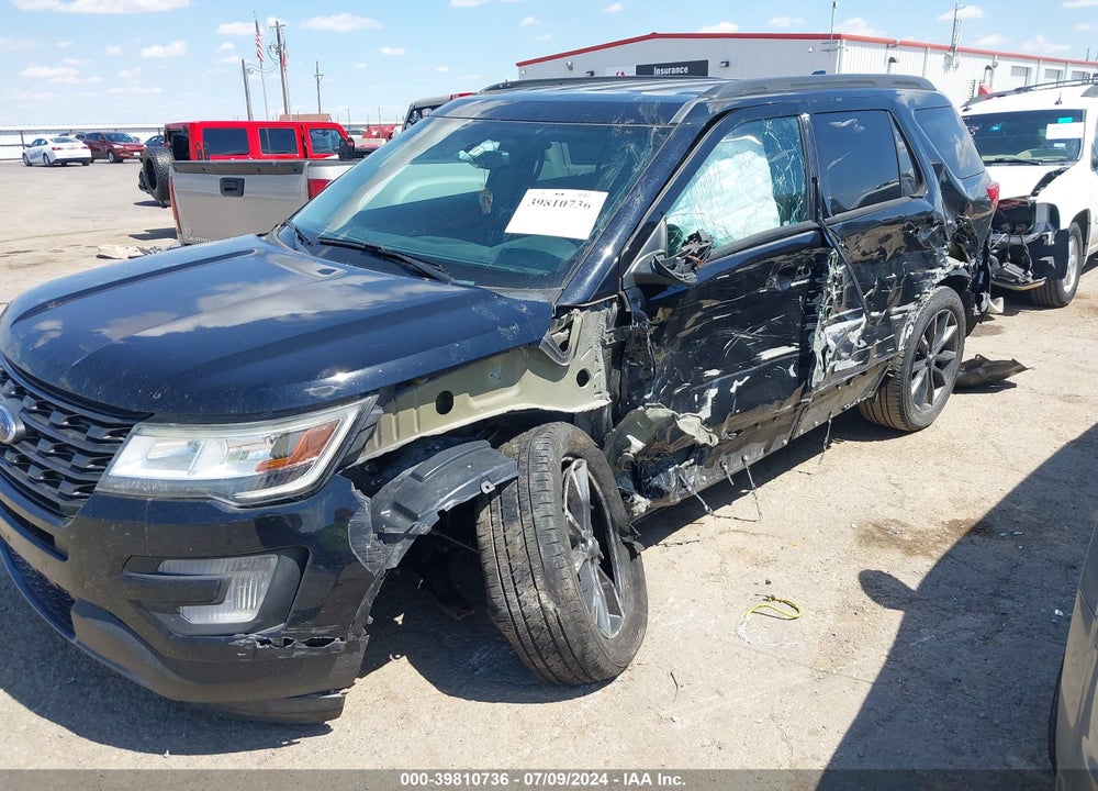 2017 FORD EXPLORER XLT VIN: 1FM5K8D86HGC46340