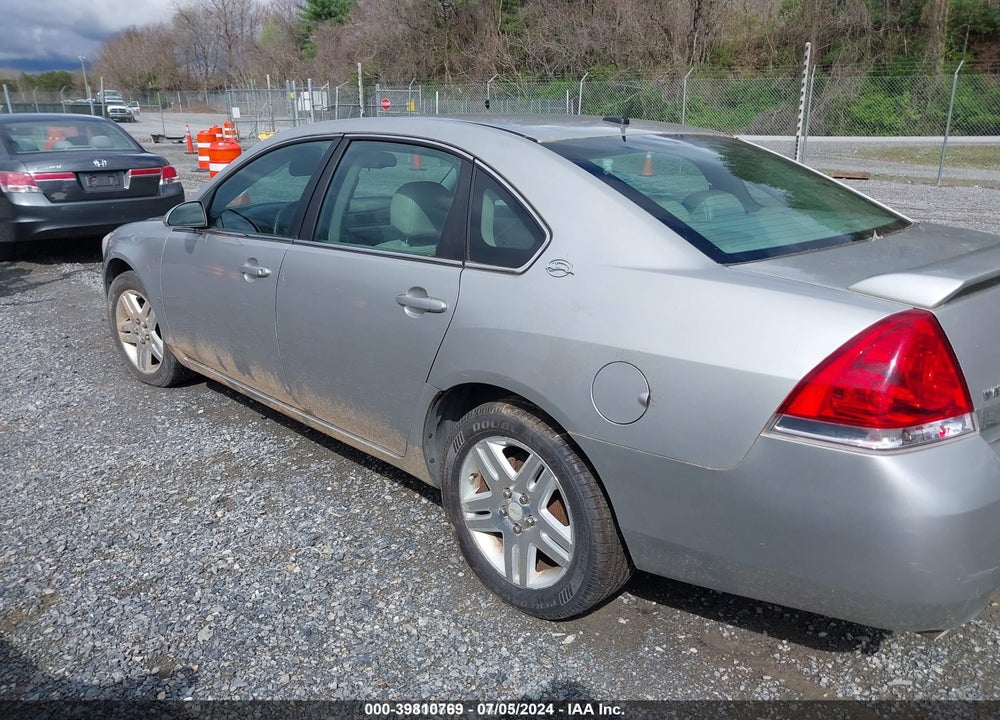 2008 CHEVROLET IMPALA LT VIN: 2G1WC583681198864