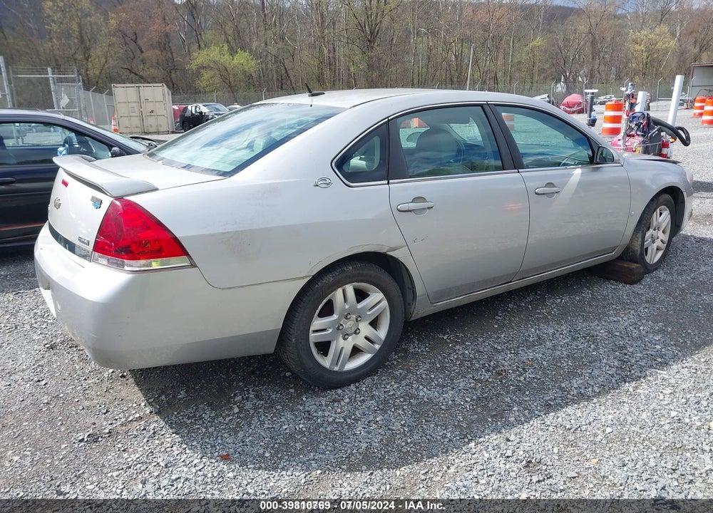 2008 CHEVROLET IMPALA LT VIN: 2G1WC583681198864