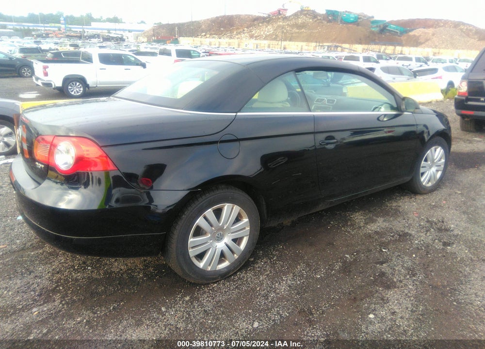 2008 VOLKSWAGEN EOS KOMFORT VIN: WVWBA71F58V016162