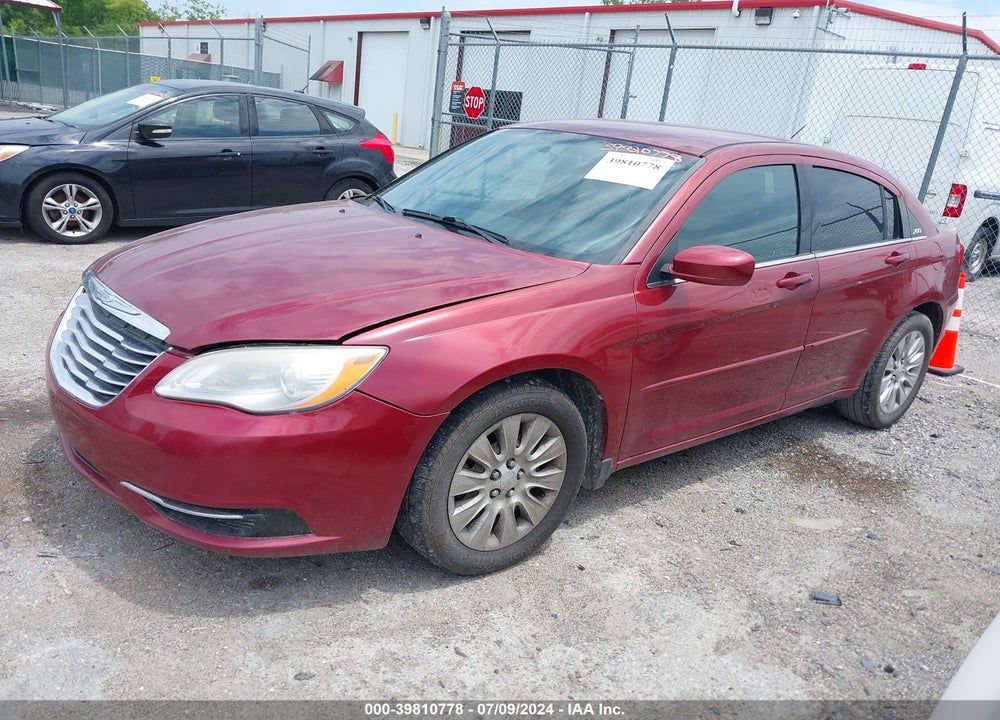 2012 CHRYSLER 200 LX VIN: 1C3CCBAB9CN200127