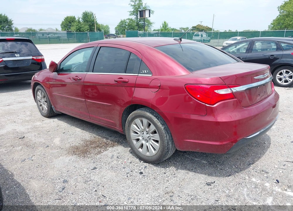 2012 CHRYSLER 200 LX VIN: 1C3CCBAB9CN200127