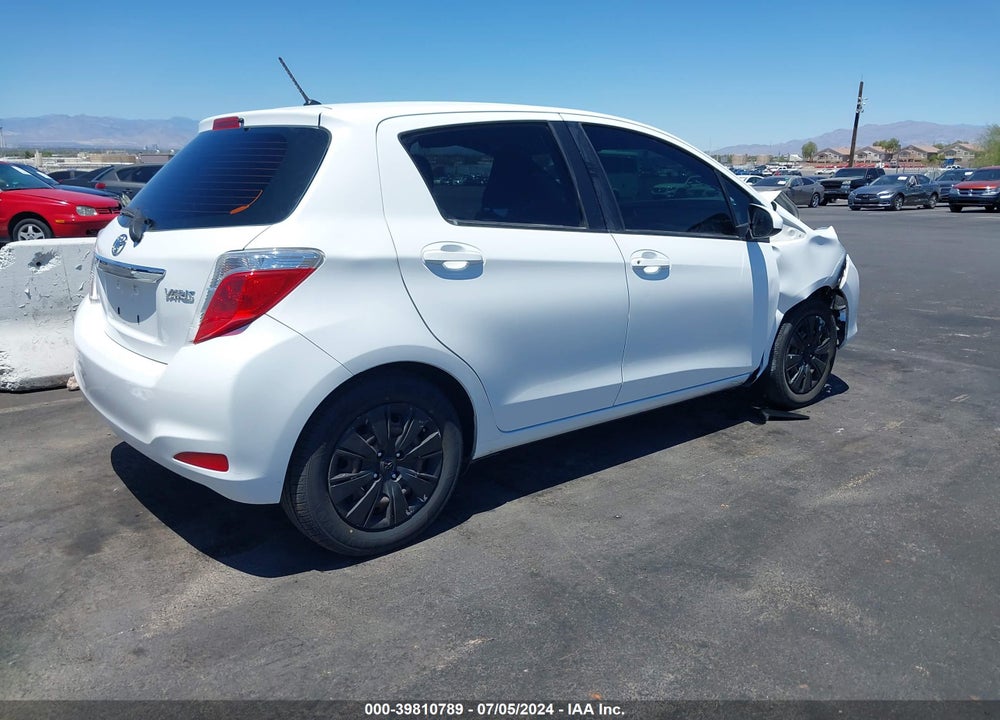 2014 TOYOTA YARIS L (TMMF PLANT) VIN: VNKKTUD32EA002952