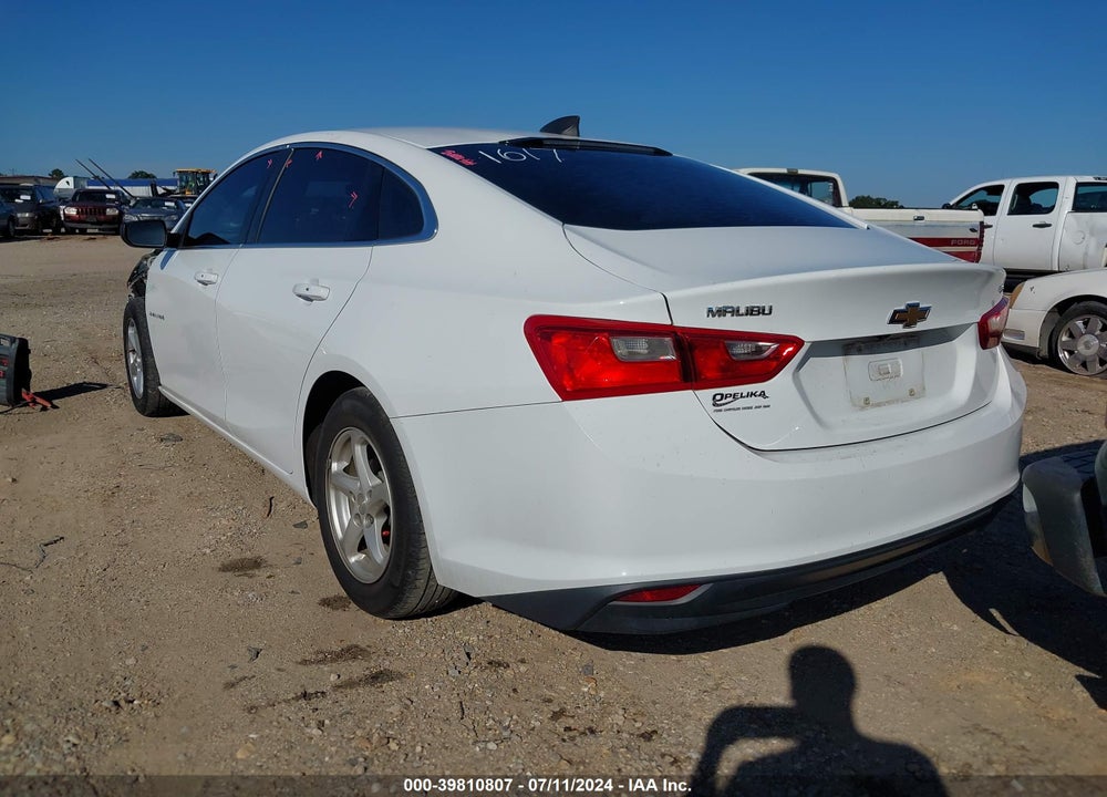 2016 CHEVROLET MALIBU LS VIN: 1G1ZB5ST2GF343320