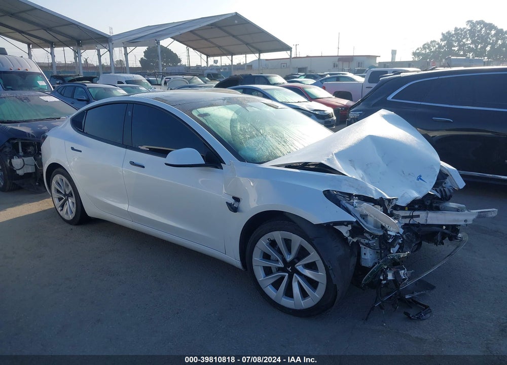 2022 TESLA MODEL 3 REAR-WHEEL DRIVE VIN: 5YJ3E1EA5NF189906