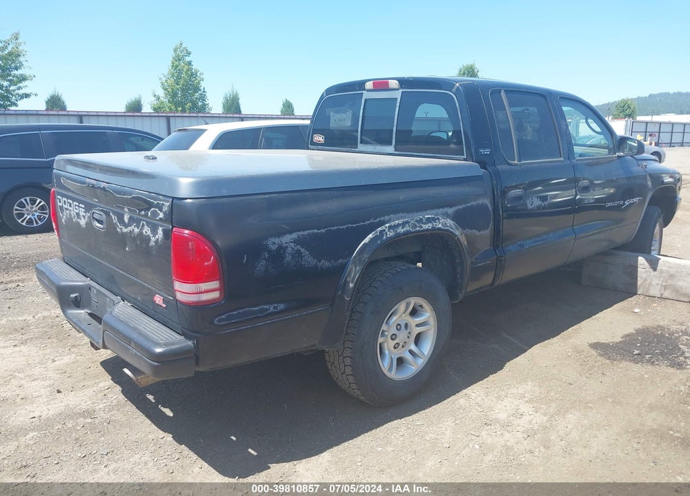 2000 DODGE DAKOTA SLT/SPORT VIN: 1B7GL2AN4YS752280