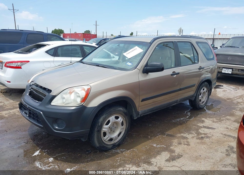 2005 HONDA CR-V LX VIN: JHLRD68555C015665