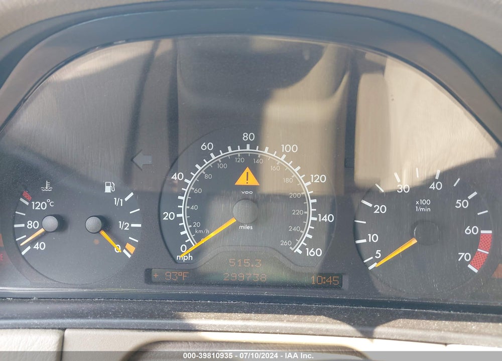1999 MERCEDES-BENZ E 320 VIN: WDBJF65H4XA718559