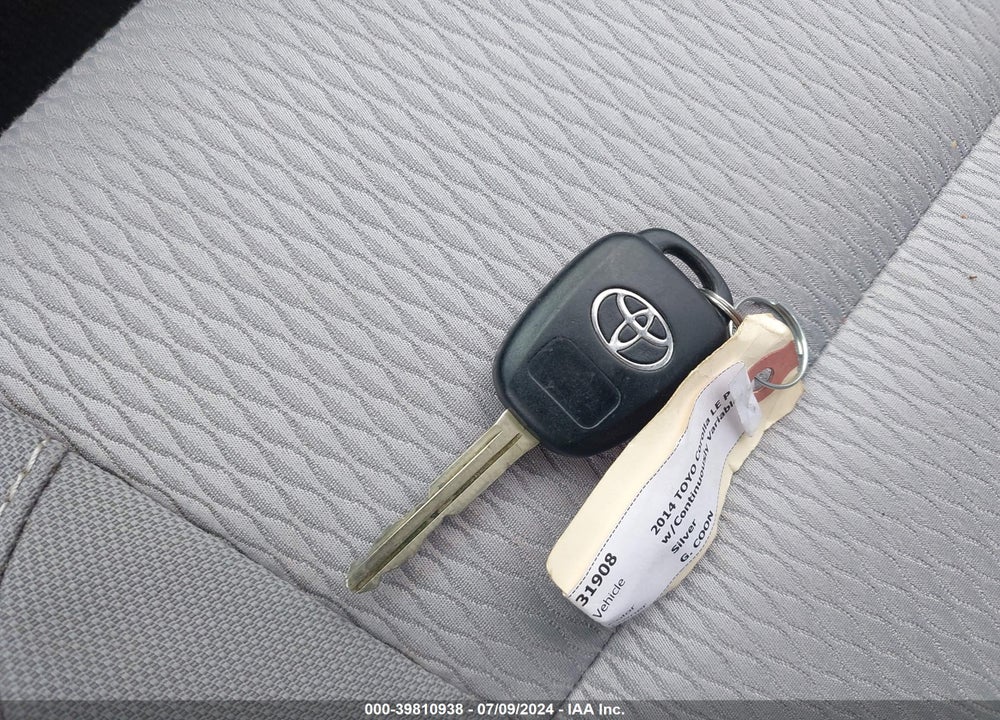 2014 TOYOTA COROLLA VIN: 2T1BURHE7EC002973