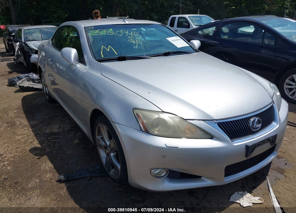 2010 LEXUS IS 250C VIN: JTHFF2C25A2508017