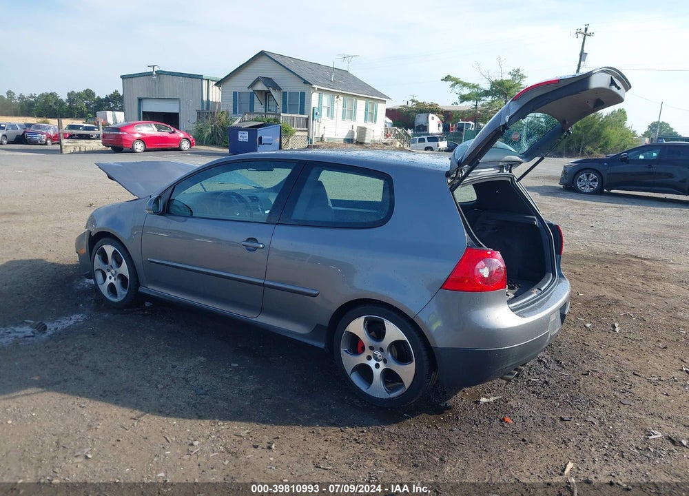 2009 VOLKSWAGEN GTI 2-DOOR VIN: WVWFV71K99W127117