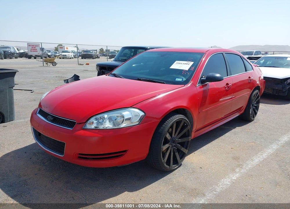 2012 CHEVROLET IMPALA LT VIN: 2G1WG5E39C1204030