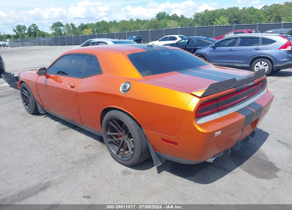 2011 DODGE CHALLENGER R/T VIN: 2B3CJ5DT5BH596413