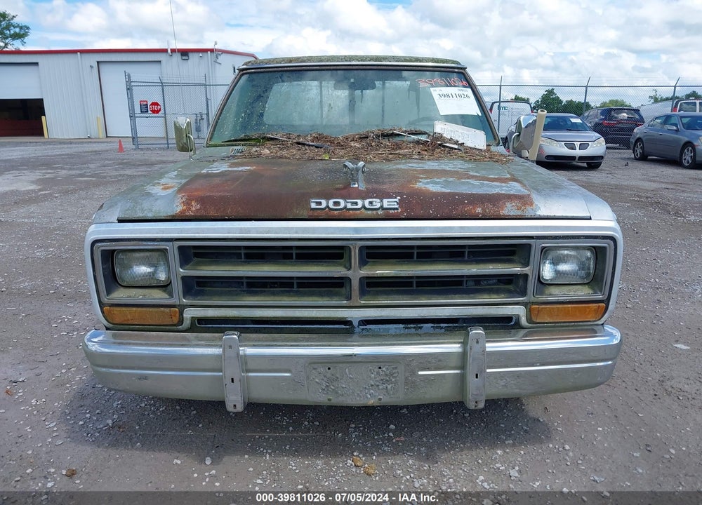 1987 DODGE D-SERIES D150 VIN: 1B7FD14T2HS340162