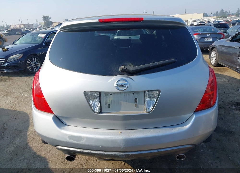 2003 NISSAN MURANO SE VIN: JN8AZ08T83W114181