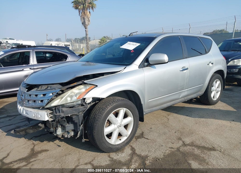 2003 NISSAN MURANO SE VIN: JN8AZ08T83W114181