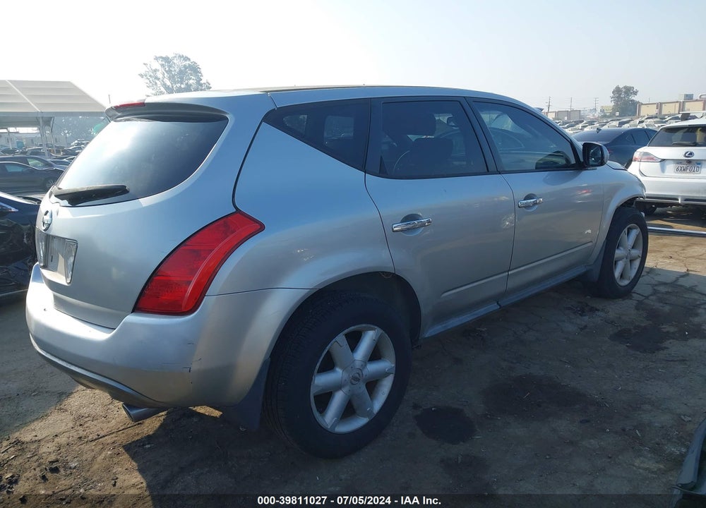 2003 NISSAN MURANO SE VIN: JN8AZ08T83W114181