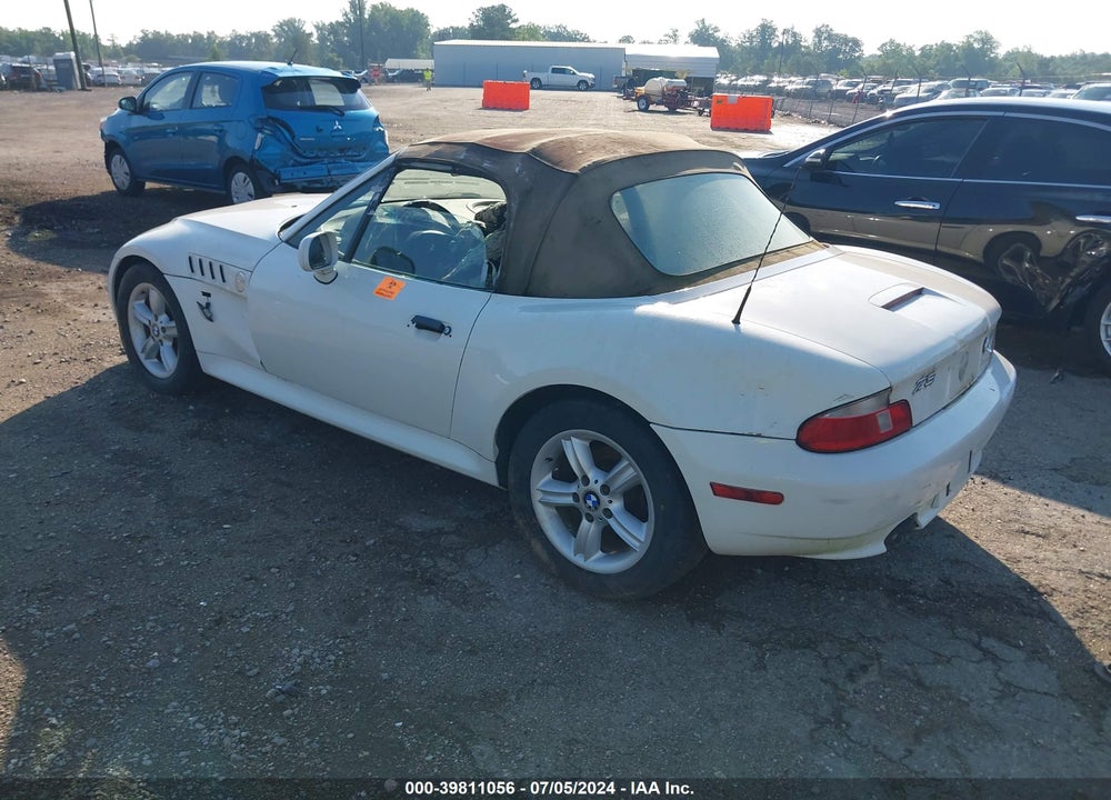 2000 BMW Z3 2.3 VIN: 4USCH9343YLF83504