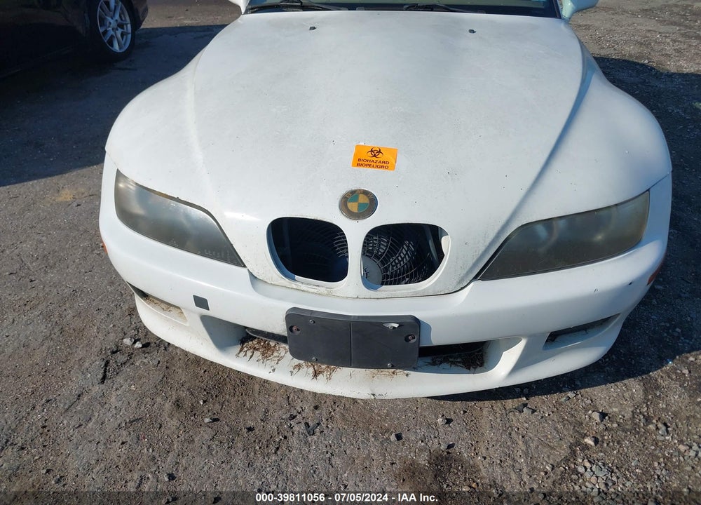 2000 BMW Z3 2.3 VIN: 4USCH9343YLF83504