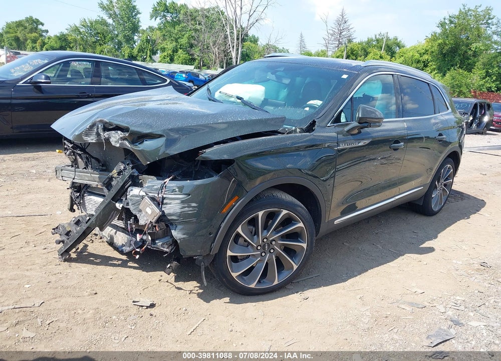 2022 LINCOLN NAUTILUS RESERVE VIN: 2LMPJ8K93NBL07612