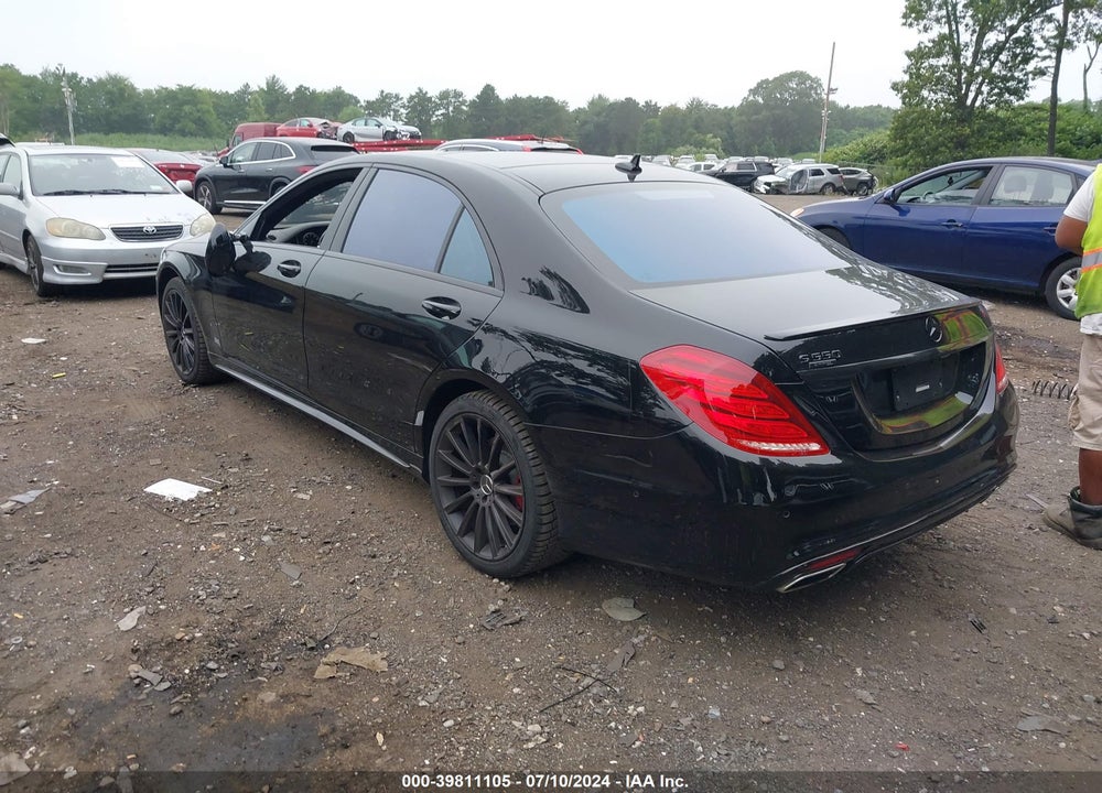 2015 MERCEDES-BENZ S 550 VIN: WDDUG8CB2FA162097