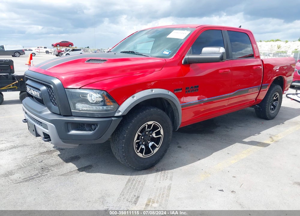 2016 RAM 1500 REBEL VIN: 1C6RR7YT6GS184371